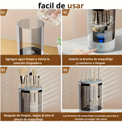 Limpiador eléctrico de brochas